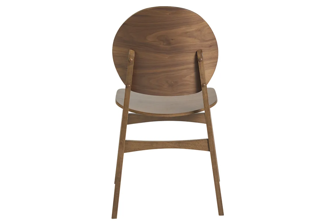 Chaises en bois foncé (lot de 2) ELTON