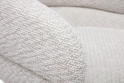 Chaises en tissu velours chenille beige et bois clair (lot de 2) TIGGY