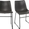 Chaises industrielles noires (lot de 2) NEW ROCK