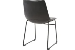 Chaises industrielles noires (lot de 2) NEW ROCK
