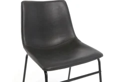 Chaises industrielles noires (lot de 2) NEW ROCK
