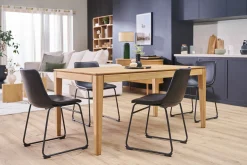 Chaises industrielles noires (lot de 2) NEW ROCK