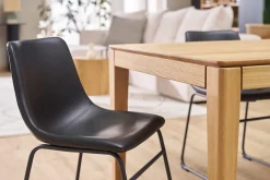 Chaises industrielles noires (lot de 2) NEW ROCK
