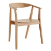 Chaises scandinaves en bois clair (lot de 2) BAHIA