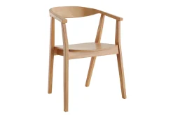 Chaises scandinaves en bois clair (lot de 2) BAHIA