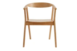 Chaises scandinaves en bois clair (lot de 2) BAHIA