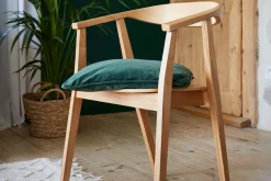 Chaises scandinaves en bois clair (lot de 2) BAHIA