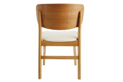 Chaises scandinaves en bois clair et blanc (lot de 2) SHELDON