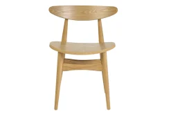 Chaises scandinaves en bois clair frêne (lot de 2) WALFORD