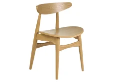 Chaises scandinaves en bois clair frêne (lot de 2) WALFORD