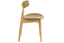 Chaises scandinaves en bois clair frêne (lot de 2) WALFORD