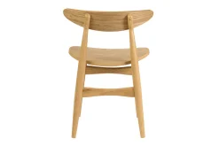 Chaises scandinaves en bois clair frêne (lot de 2) WALFORD