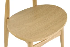 Chaises scandinaves en bois clair frêne (lot de 2) WALFORD