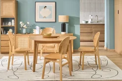 Chaises scandinaves en bois clair (lot de 2) ELTON