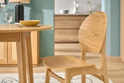 Chaises scandinaves en bois clair (lot de 2) ELTON