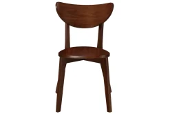 Chaises scandinaves en bois foncé noyer (lot de 2) LEENA