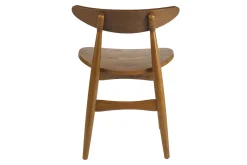 Chaises scandinaves en bois foncé frêne (lot de 2) WALFORD