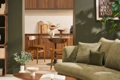 Chaises scandinaves en bois foncé frêne (lot de 2) WALFORD