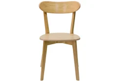 Chaises vintage bois clair chêne (lot de 2) DOVE