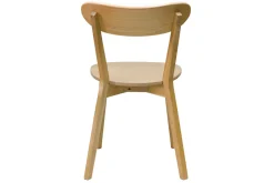 Chaises vintage bois clair chêne (lot de 2) DOVE