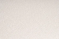 Chaises vintage en bois clair chêne et tissu effet laine bouclée blanc (lot de 2) LUCIA
