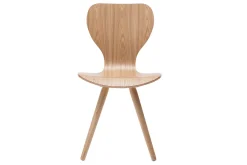 Chaises vintage en bois clair (lot de 2) NORDECO