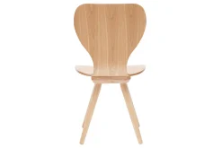 Chaises vintage en bois clair (lot de 2) NORDECO