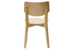 Chaises vintage en bois clair chêne (lot de 2) AVEA