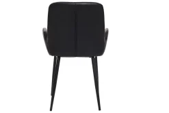 Chaises vintage noires (lot de 2) TIKA