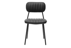 Chaises vintages noires (lot de 2) GALWAY