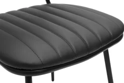 Chaises vintages noires (lot de 2) GALWAY