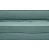 Chauffeuse convertible 2 places en tissu vert de gris KATY