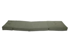 Chauffeuse 1 place convertible en tissu vert kaki SALLY