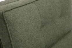 Chauffeuse 1 place convertible en tissu vert kaki SALLY
