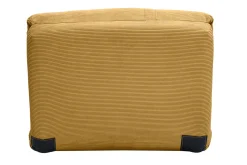 Chauffeuse 1 place convertible en tissu velours côtelé jaune curry SPENCER