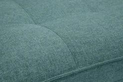 Chauffeuse 2 places convertible en tissu vert de gris SALLY