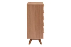 Commode chiffonnier - semainier scandinave 5 tiroirs L60 cm HELIA