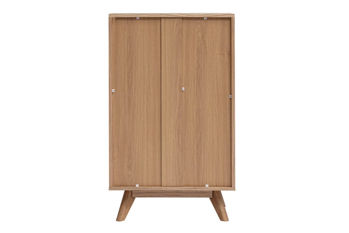 Commode chiffonnier - semainier scandinave 5 tiroirs L60 cm HELIA