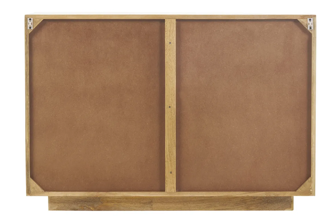 Commode en bois manguier massif 6 tiroirs L110 MATCHA