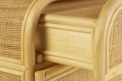 Commode en rotin 3 tiroirs L100 cm LUWAK