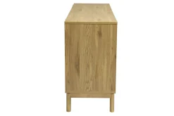 Commode finition bois chêne 6 tiroirs L140 cm YSEULT