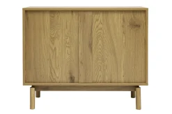 Commode finition bois chêne 3 tiroirs L90 cm YSEULT