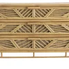 Commode vintage en rotin 3 tiroirs L120 cm GALON