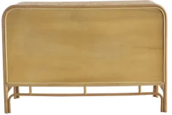 Commode vintage en rotin 3 tiroirs L120 cm GALON