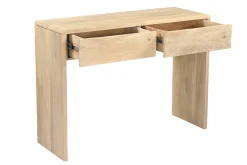 Console avec rangements en bois clair manguier massif L105 cm LATIKA