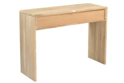 Console avec rangements en bois clair manguier massif L105 cm LATIKA