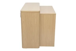 Console bureau d'appoint avec tiroirs finition bois clair chêne L110 cm ENOLA