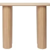 Console design en bois clair L100 cm FOLEEN