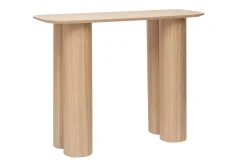 Console design en bois clair L100 cm FOLEEN