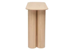 Console design en bois clair L100 cm FOLEEN